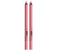 NYX Professional Makeup Line Loud Matita Labbra Finish Matte Lunga Tenuta No Transfer Waterproof Colore Intenso con Olio di Jojoba Vitamina E Tonalità 13 Fierce Flirt - 2 Matite
