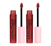 NYX Professional Makeup Lip Lingerie XXL Rossetto Liquido Matte 09 Deep Mesh No Transfer Formula Vegana Lunga Tenuta - 2 Rossetti