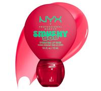 NYX Professional Makeup Maschera Labbra, Fino a 12H di Idratazione, Labbra Morbide e Vellutate, Effetto Gloss, Con Acido Ialuronico, Smushy SOS, Tonalità: Red Y 2 Chill, 12 ml