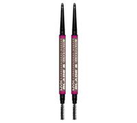 NYX Professional Makeup Matita per Sopracciglia Blade & Shade 03 Cool Ash Brown Ultra Precisa Effetto Nano-Blading Tratto Preciso Lunga Tenuta No Tranfer con Scovolino - 2 Matite
