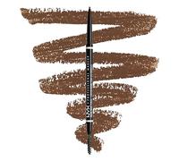 NYX Professional Makeup Matita sopracciglia, Micro Brow Pencil, Due lati con matita automatica e scovolino, Tonalità: Chocolate