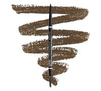 NYX Professional Makeup Matita sopracciglia, Micro Brow Pencil, Due lati con matita automatica e scovolino, Tonalità: Ash Brown