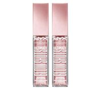 NYX Professional Makeup Ombretto Ultimate Glow Shots Colore 04 Grapefruit Glow Liquido Illuminante Lunga Tenuta 12h Dona Brillantezza Intensa Finish Shimmer Formula Vegana con Vitamina C - 2 Ombretti