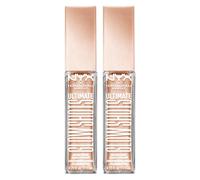 NYX Professional Makeup Ombretto Ultimate Glow Shots Colore 05 Highkey Lychee Liquido Illuminante Lunga Tenuta 12h Dona Brillantezza Intensa Finish Shimmer Formula Vegana con Vitamina C - 2 Ombretti
