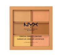 NYX Professional Makeup Palette Conceal, Correct, Contour Correttori, Texture Cremosa, Tonalità Medium