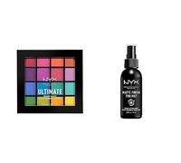 NYX Professional Makeup, Palette Ombretti Ultimate Shadow, Pigmenti pressati & Setting Spray, Formula fissante leggera a lunga tenuta, Finish matte, 60 ml