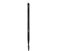 NYX Professional Makeup Pennello sopracciglia Pro Dual Brow Brush, Pennello doppio con setole angolate e pettinino, Nero