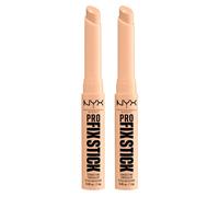 Nyx Professional Makeup Pro Fix Stick Correttore 05 Vanilla Idrata Corregge Illumina con Acido Ialuronico Tenuta 12h per Pelli da Chiare a Medie - 2 Correttori
