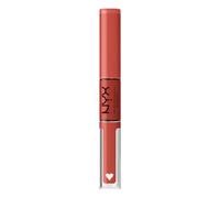 NYX Professional Makeup Rossetto Ultra Pigmentato, Brillantezza a Lunga Tenuta, No Transfer, Shine Loud, 06 Ambition Statement