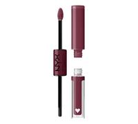 NYX Professional Makeup Rossetto Ultra Pigmentato, Brillantezza a Lunga Tenuta, No Transfer, Shine Loud, 19 Never Basic