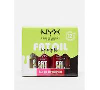 NYX Professional Makeup Fat Oil Lip Drip kit per labbra 4x4.8 ml
