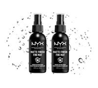 NYX Professional Makeup Setting Spray, Formula fissante leggera a lunga tenuta, Finish matte, Confezione da 2, 60 ml