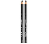 NYX Professional Makeup Slim Eye Pencil - Black Shimmer (Confezione da 2)