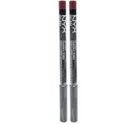 NYX Professional Makeup Slim Lip Pencil - Mauve (Confezione da 2)