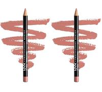 NYX Professional Makeup Slim Lip Pencil - Nude Pink (Confezione da 2)