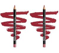 NYX Professional Makeup Slim Lip Pencil - Plum (Confezione da 2)
