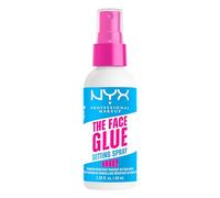 NYX Professional Makeup Spray Fissante, Per Tutti i Tipi di Pelle, Makeup Intatto fino a 24H, Finish Vellutato e Look Fresco Tutto il Giorno, Con Sciroppo d'Acero, The Face Glue, 60 ml