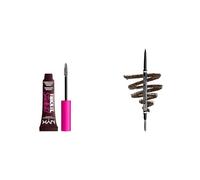 NYX Professional Makeup Thick It. Stick It! Mascara per Sopracciglia, Colora e Infoltisce per 16H di Durata & Matita sopracciglia, Micro Brow Pencil, Due lati con matita automatica e scovolino