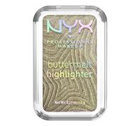 NYX Professional Makeup Topper Illuminante, Per un Look Radioso e Luminoso, Effetto Glow e Finish Glitterato, Formula Ultra Sfumabile, Buttermelt Highlighter, Tonalità: 45 Butta In Black, 5 g