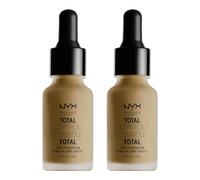 NYX Professional Makeup Total Control Drop Foundation 13ml - 17 Cappuccino x2