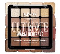 NYX Professional Makeup Palette Ombretti Ad Alta Pigmentazione, Texture Setosa, Finish Matte, Brillante e Metallizzato, 16 Colori, Formula Vegana*, Ultimate Shadow, Warm Neutrals