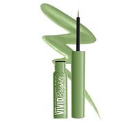 NYX Professional Makeup, Vivid Brights, Eyeliner liquido, Tonalità Ghosted Green