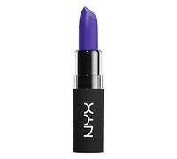 NYX, rossetto Velvet Matte Lipstick, colore 01 Disorderly, viola intenso, di Glitz