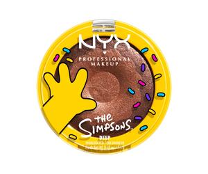 Nyx The Simpsons Homer Simpson Donut Highlighter Illuminante Viso, Glazed Over
