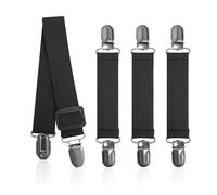 NyxSeat 1 clip lunga per guanti e 3 clip per guanti corti, clip per guanti regolabili per bambini con elastici lunghi, con cui possono essere fissati guanti, cappelli e sciarpe.