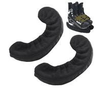 NyxSeat 1 paio di pattini da ghiaccio in microfibra, protezione antiscivolo, protezione per pattini, accessori per pattinaggio artistico e bambini (nero)