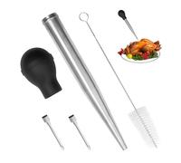 NyxSeat 1 Set di Pollo Pompa-Spezie In Acciaio Inossidabile, Sanguinatore, Siringa Di Carne E Siringa Di Succo, Pronto Per Il Ringraziamento