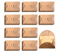 NyxSeat 100 buste in carta kraft, buste dell'amore, buste creative, buste in tinta unita, per biglietti di auguri, inviti creativi