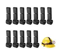 NyxSeat 2 Pezzi Di Fibbie per Casco E Fari, Fibbie Fisse Antiscivolo Fisse per Fari, Ganci per Fari in Plastica, Vari Accessori per Fari E Casco