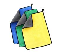 NyxSeat 3 panni per la pulizia dell'auto, microfibra e panno peluche super assorbente