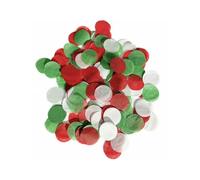 NyxSeat 3000 pezzi di coriandoli di compleanno, pezzi di carta rotonda colorati, decorazione per feste, palloncini per matrimoni, compleanni, (bianco, rosso, verde)