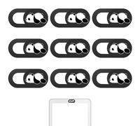 NyxSeat 9 pezzi panda, protezione per la privacy, accessori per computer portatile, copertura webcam, copertura per fotocamera del computer portatile, cover per fotocamera dei cartoni animati
