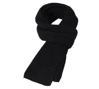 NyxSeat Black Knitted Scarf, Winter Warm Scarf, Fashionable Scarf, Black Scarf for Men and Women, Fashionable Warm Winter Accessories for Women