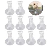 NyxSeat Clip prezzo supermercato, 10 mollette in resina, resistenti e multifunzionali per vetro, bagno e auto