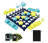 NyxSeat Giochi da Tavolo, 1 Set con Palla Rimbalzante, 16 Pezzi (8 Gialle, 8 Blu), Borsa in Tessuto Non Tessuto con Coulisse (30 x 40 cm), Per Tutti gli Età