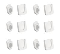 NyxSeat Supporto magnetico per telecomando da parete, 6 pezzi, supporto per telecomando bianco, supporto per controllo TV, molto adatto per uso domestico e ufficio