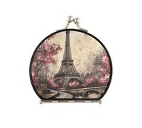 NYYYTTTEU Torre Di Parigi Art Specchietto per Trucco Mini Pocket Specchi Compatti Cosmetico Specchio da Trucco per Ragazze Donne