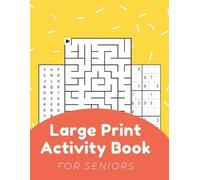 Nzactivity Publisher Large Print Activity Book For Seniors (Tascabile)