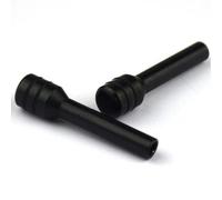 NZBGTRW Accessori Compatibile con BMW 2 Pezzi Perno di Bloccaggio della Portiera Dell'auto, Chiusura della Porta, Componenti della Maniglia della Portiera Dell'auto, Manopola di Bloccaggio(Black)
