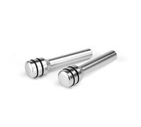 NZBGTRW Accessori Compatibile con Chrysler 300c 300 2 Pezzi Perni di Bloccaggio Portiera per Auto Perno di Bloccaggio Manopola A Vite Manopola di Sollevamento E Bloccaggio della Porta(Silver)