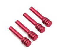 NZBGTRW Accessori Compatibile con Toyota Perni Bloccaggio Portiera Dell'auto Perni Manopola Serratura Porta Interna Camion Perni Trazione Perno della Manopola del Bullone Serratura Porta(Red,4pcs)