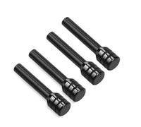 NZBGTRW Accessori Compatibile con Toyota Perni Bloccaggio Portiera Dell'auto Perni Manopola Serratura Porta Interna Camion Perni Trazione Perno della Manopola del Bullone Serratura Porta(Black,4pcs)