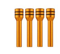 NZBGTRW Accessori Compatibile con Toyota Perni Bloccaggio Portiera Dell'auto Perni Manopola Serratura Porta Interna Camion Perni Trazione Perno della Manopola del Bullone Serratura Porta(Yellow,4pcs)
