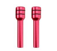 NZBGTRW Accessori per Auto Compatibile con per Golf 4 5 7 6 MK4 2 Pezzi Auto Serratura Asta Porta Perno Manopola di Blocco Ascensore Coperture Parti per La Modifica(Red)
