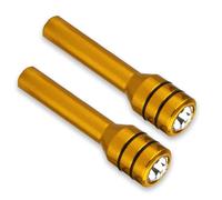 NZBGTRW Accessori per Auto Compatibile con TT A3 8V A4 B5 B6 B7 B8 A6 C5 A5 Q3 Q5 Q7 80 100 A1 A2 A7 A8 S3 S4 R8 RS 2 Pz Perni di Bloccaggio della Portiera Dell'auto Pulsante Manopola A Vite(Yellow)
