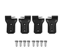 NZBZKKNBCP 2/4/6 PCS Cerniera laterale for porta rivestita in alluminio adatta for Jeep Fit for Wrangler JK JL JT 2007+ Kit cerniera for porta in acciaio stradale Non cerniera for porta Decor Kit di c